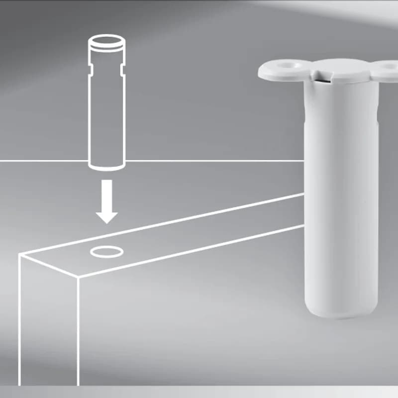 Z-Wave Plus Recessed Door/Window Sensor (No Logo)