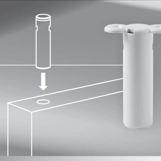 Z-Wave Plus Recessed Door/Window Sensor (No Logo)